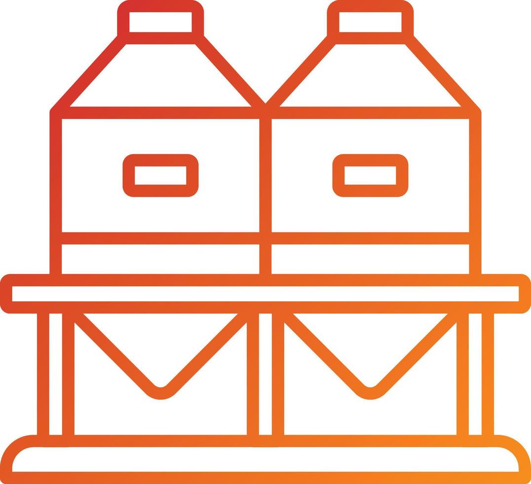 Silo Icon Style vector