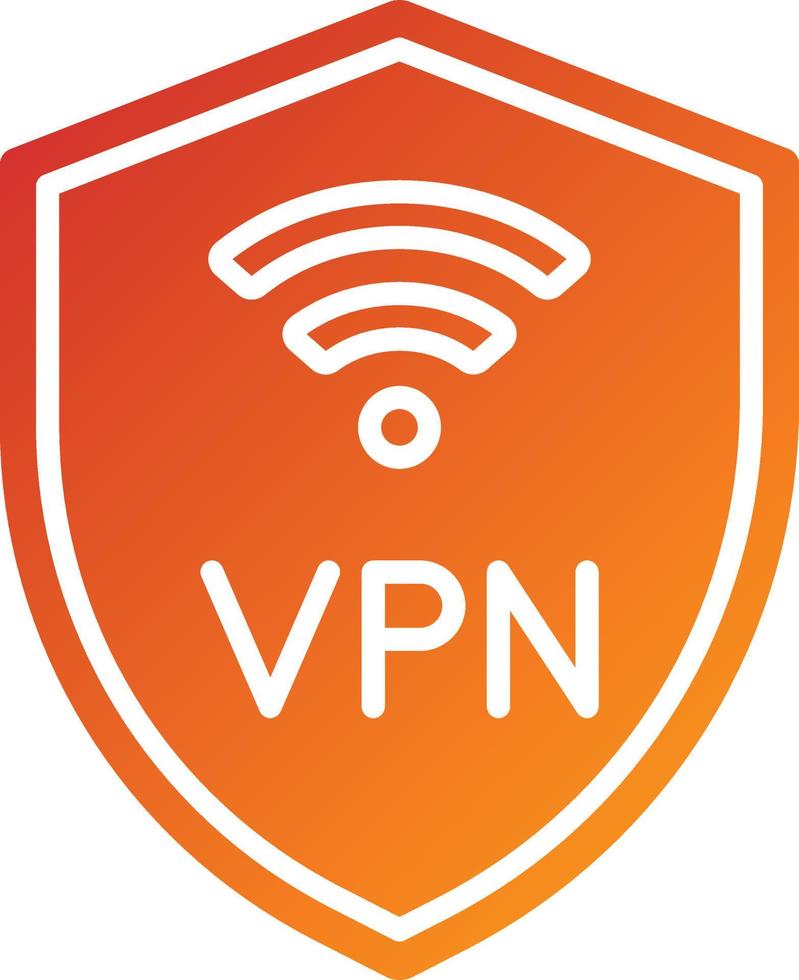 VPN Icon Style vector