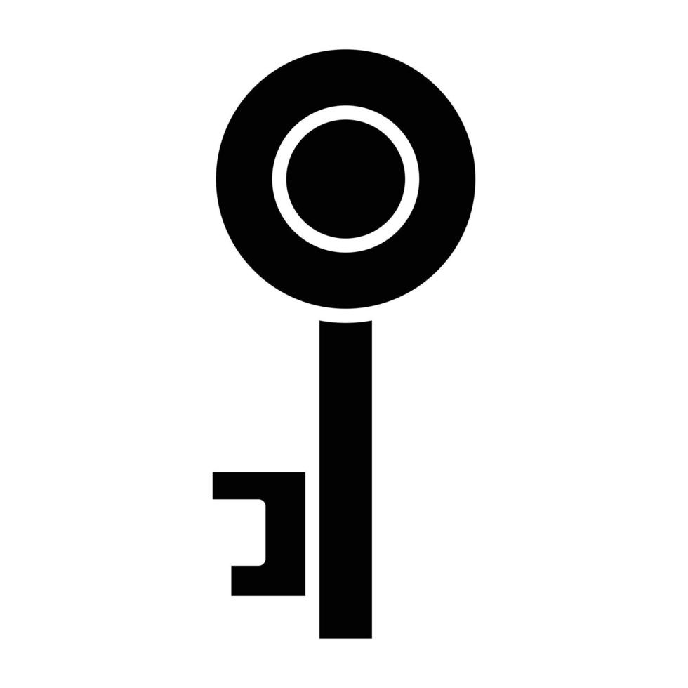 House Key Icon Style vector