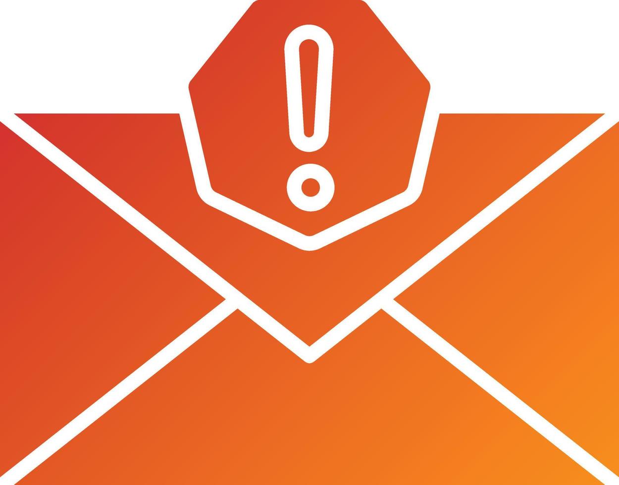 Spam Email Icon Style vector