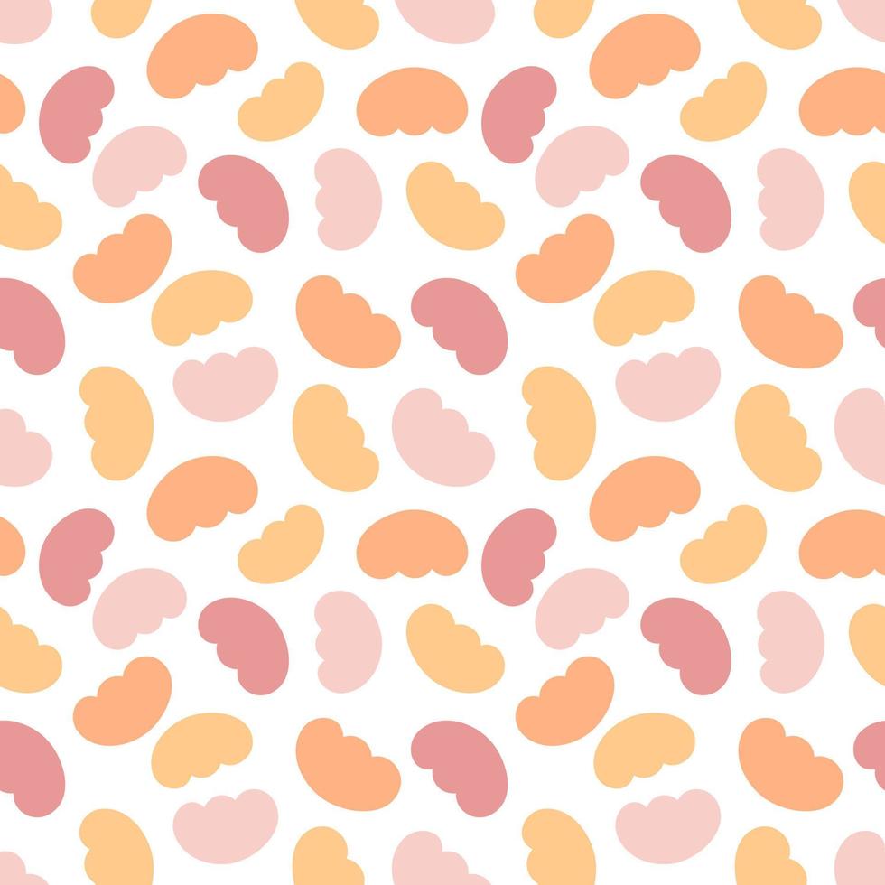 Abstract seamless pattern. Simple organic shapes vector