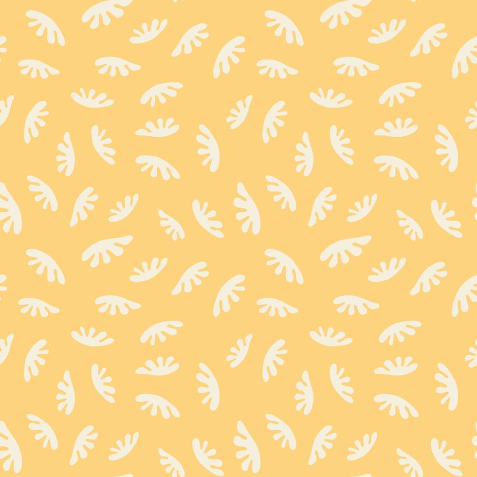 Abstract seamless pattern. Simple organic shapes vector