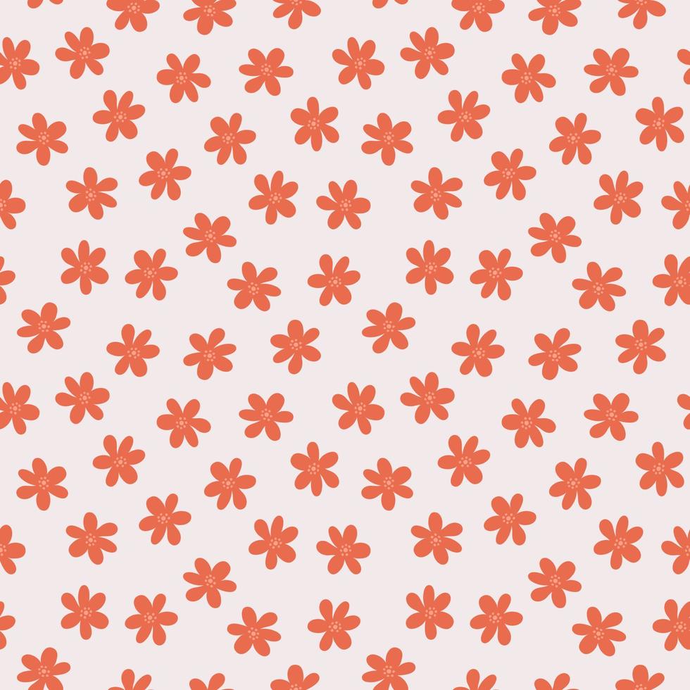 Abstract seamless pattern. Simple organic shapes vector