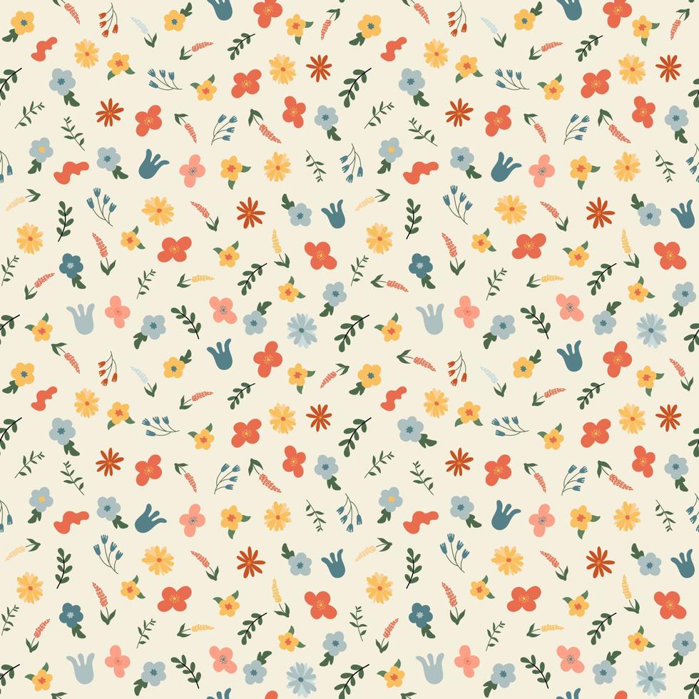 Colorful seamless pattern. Bright abstract shapes vector