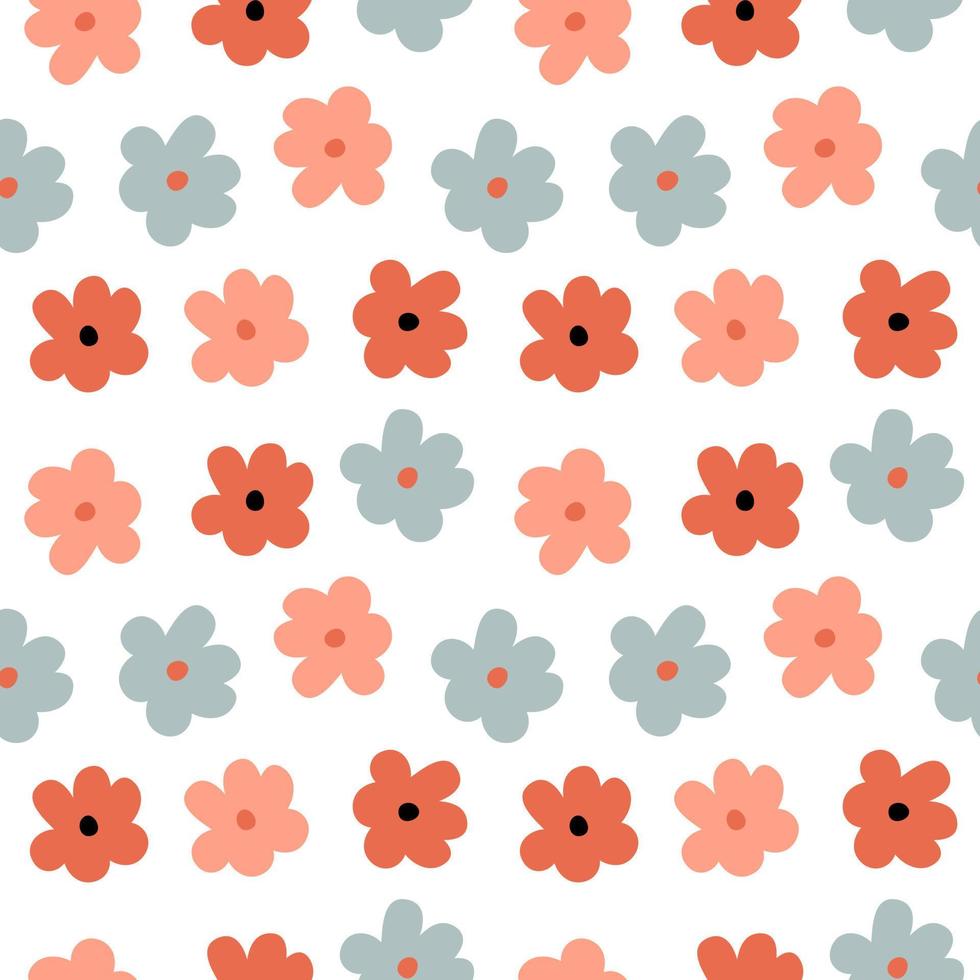 Colorful seamless pattern. Bright abstract shapes vector