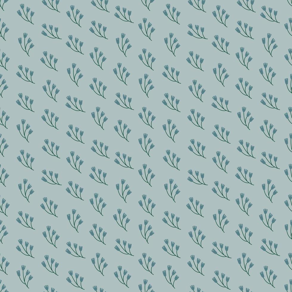 Seamless pattern with abstract shapes. Simple colored doodles vector