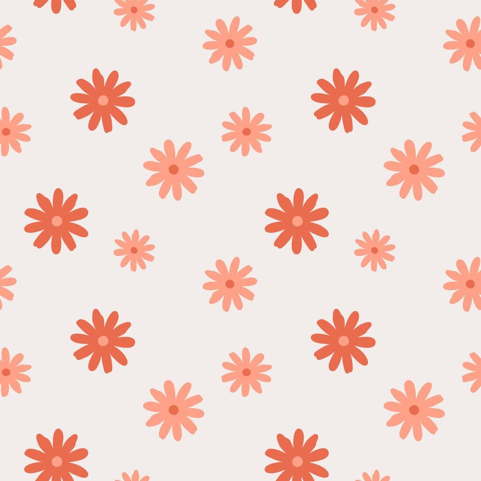 Abstract seamless pattern. Simple organic shapes vector