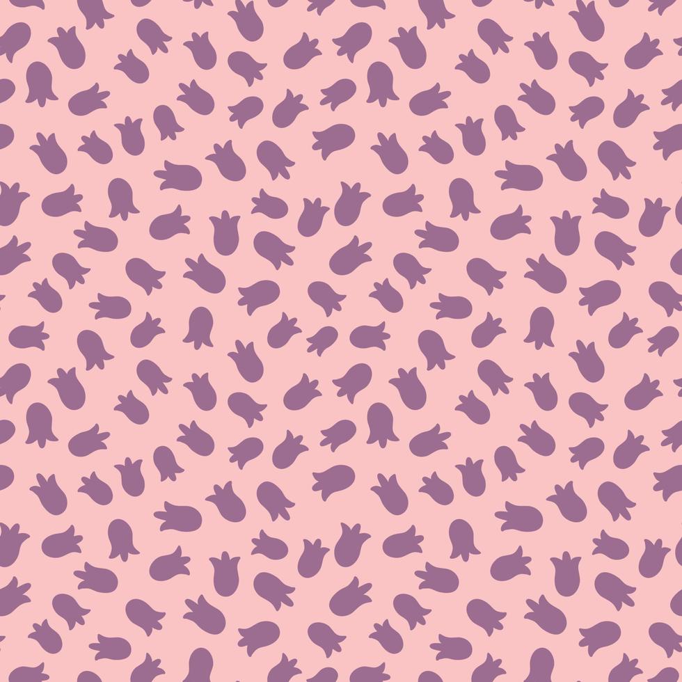 Abstract seamless pattern. Simple organic shapes vector