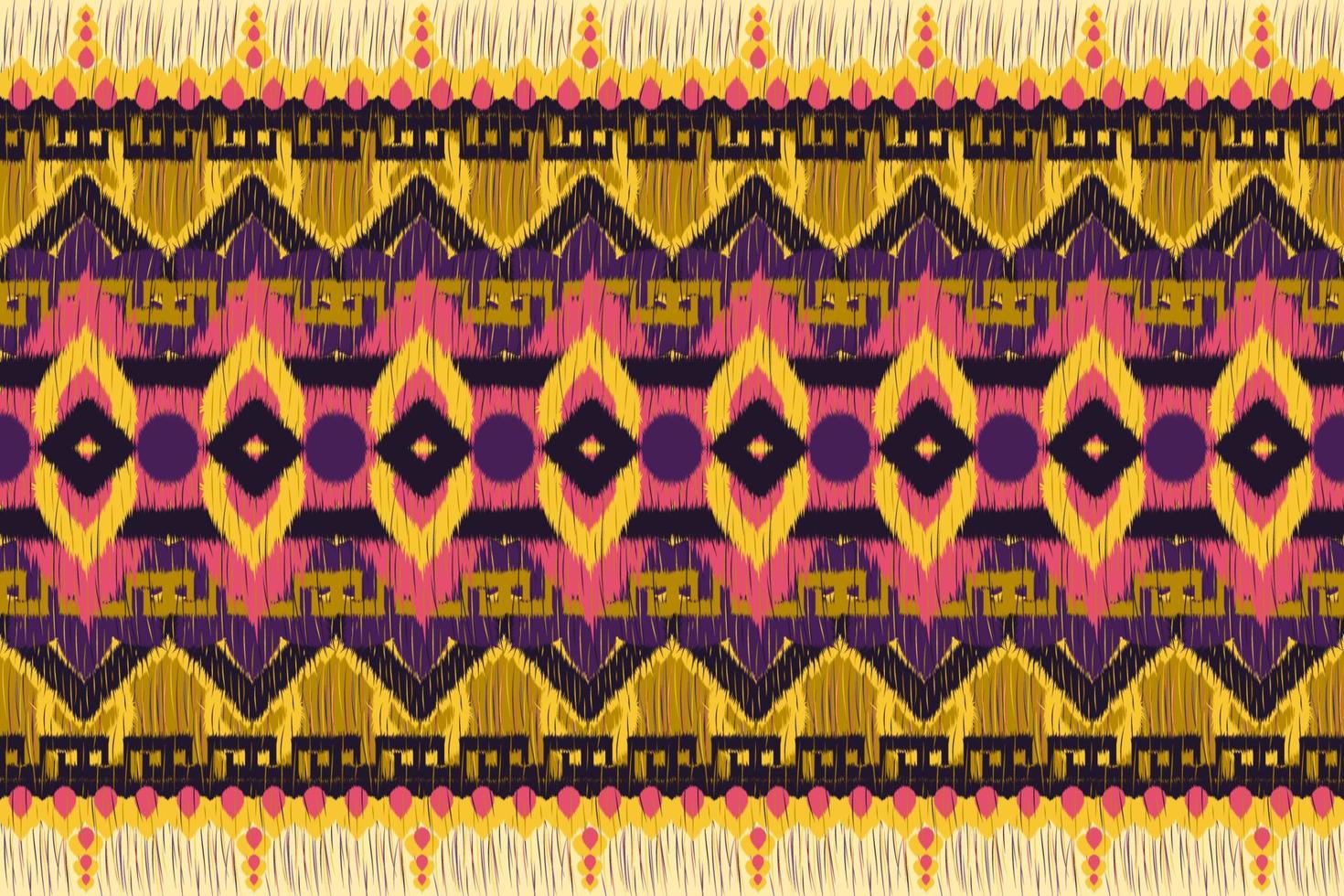 diseño tradicional geométrico étnico oriental para fondo, ropa, envoltura, batik, tela, estilo bordado. vector