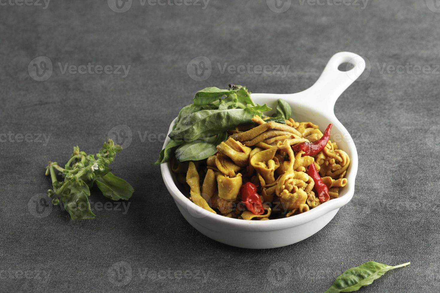 Stir Fry Chicken Intestine photo