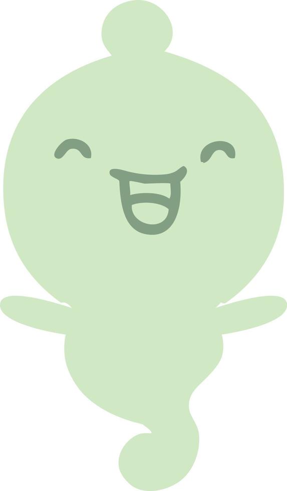 cute halloween ghost vector