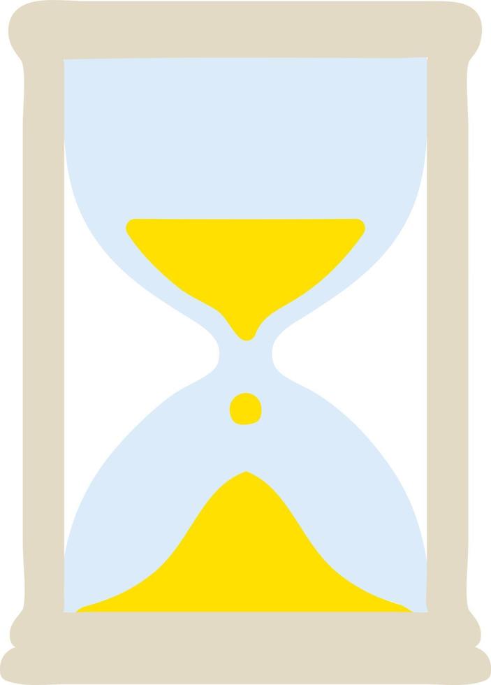 hourglass running sand vector