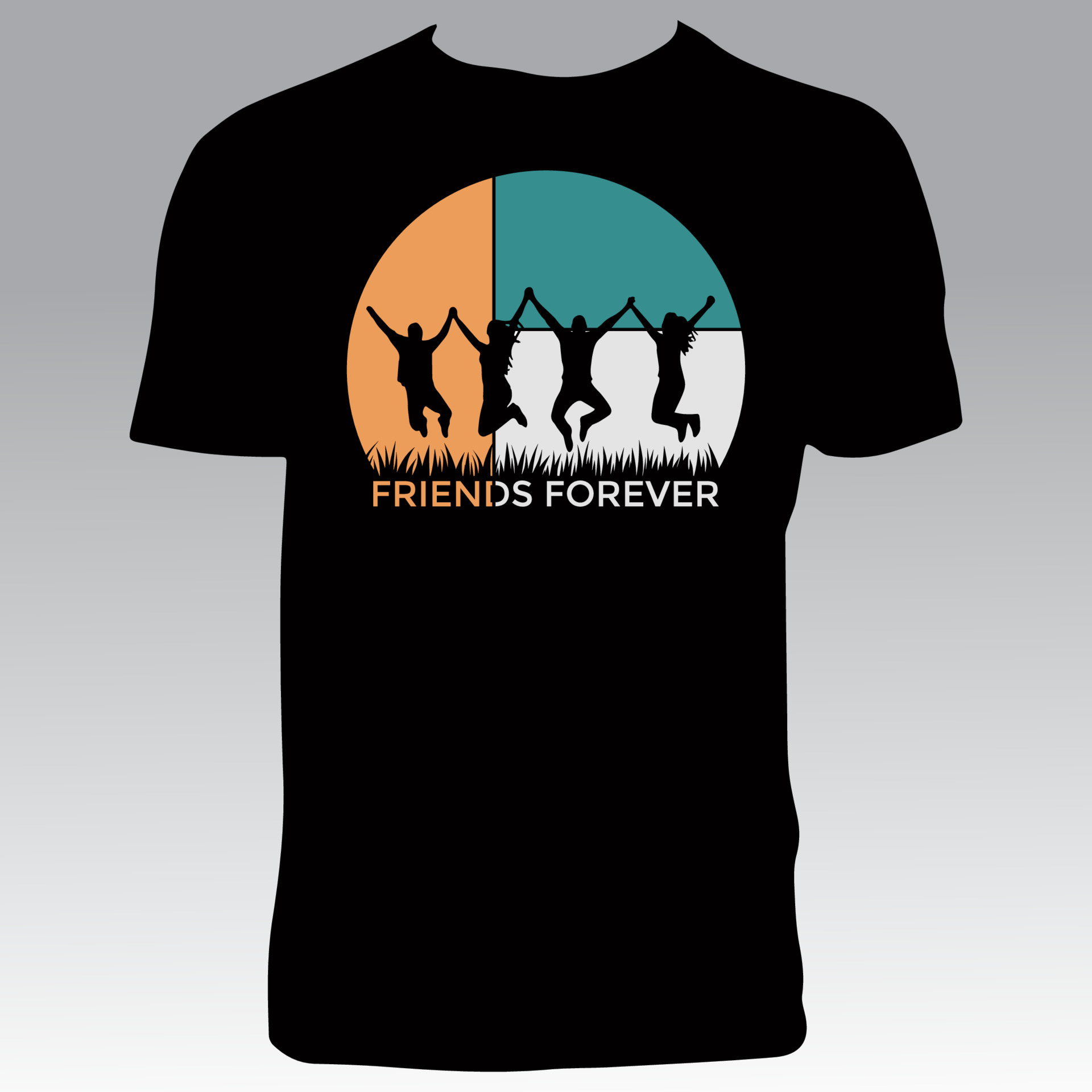 t shirt design for friends