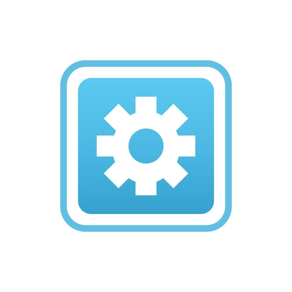 machine mechanic icon vector