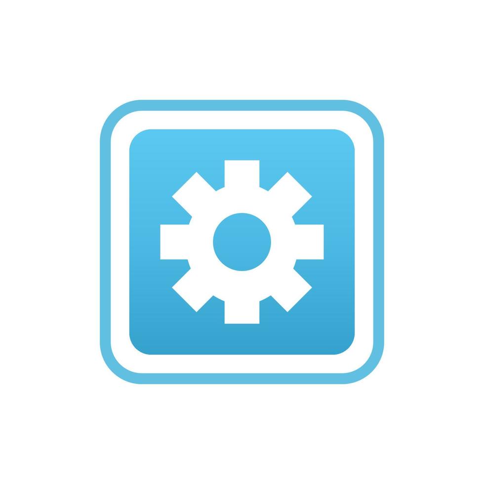 machine mechanic icon vector