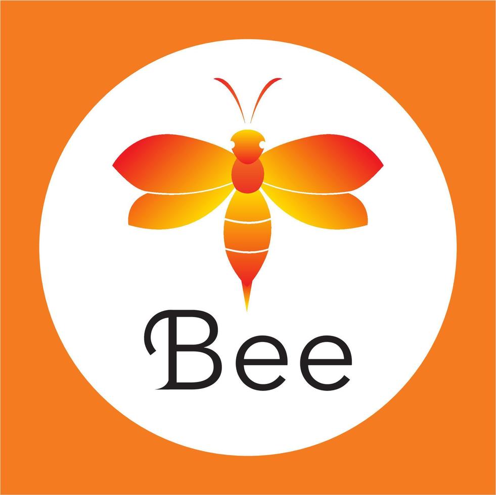 Bee Icon Logo vector