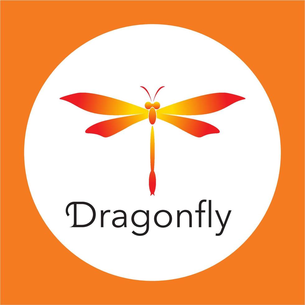 Dragonfly Icon Logo vector