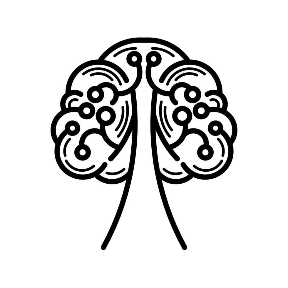 Internet connection tree logo vector