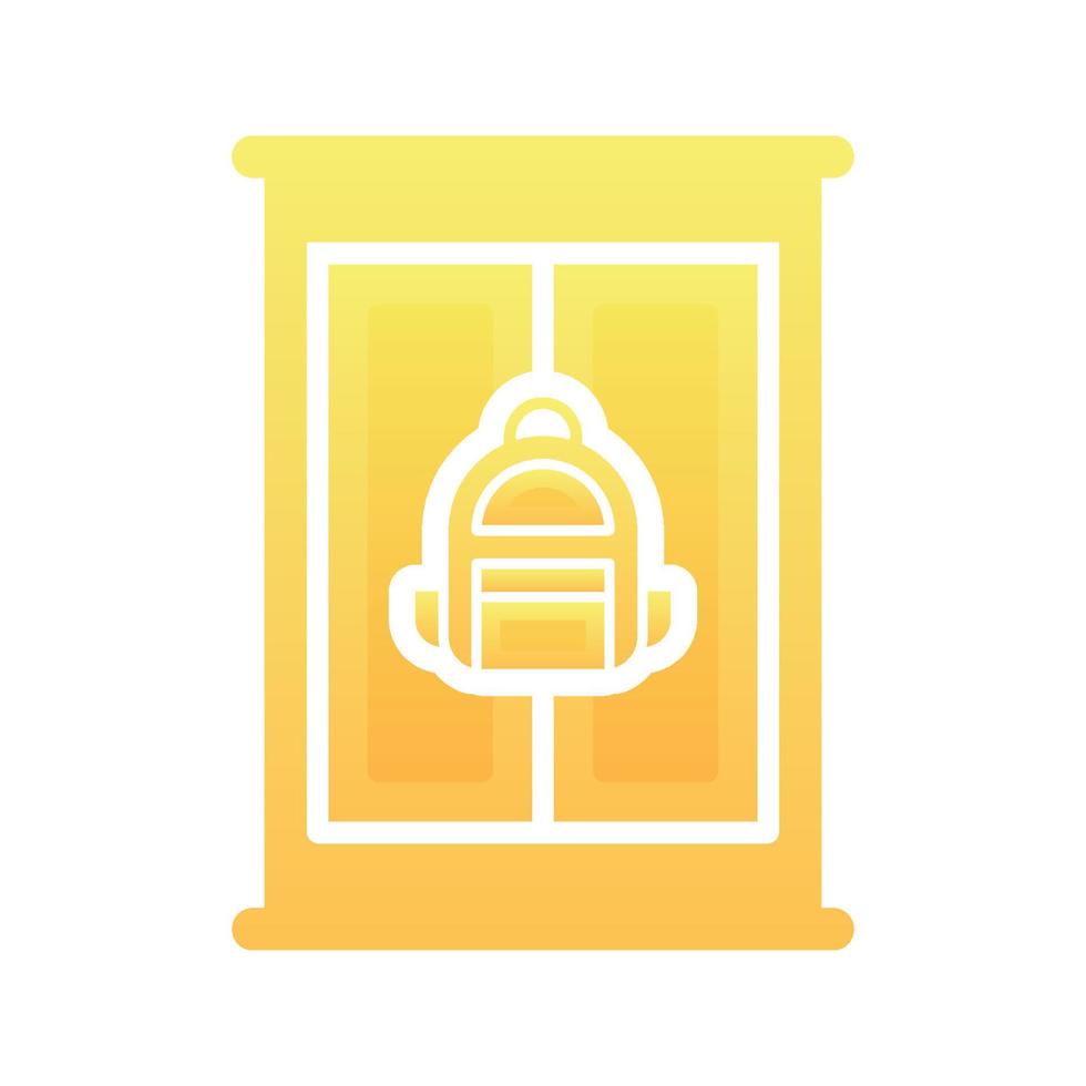 backpack furniture logo gradient design template icon vector