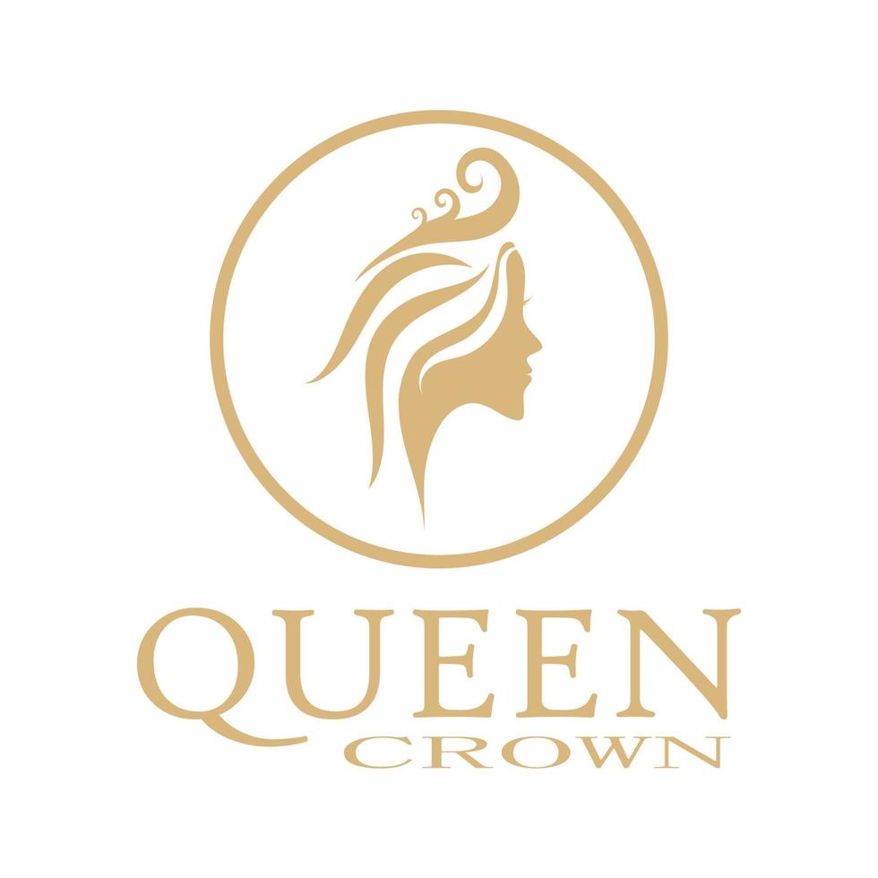 Crown logo designs vector illustration design