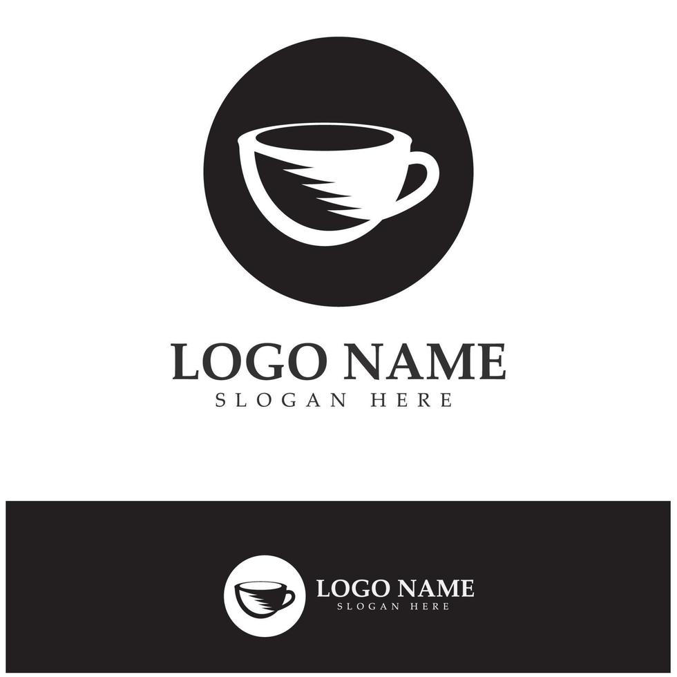 Coffee cup Logo Template design vector