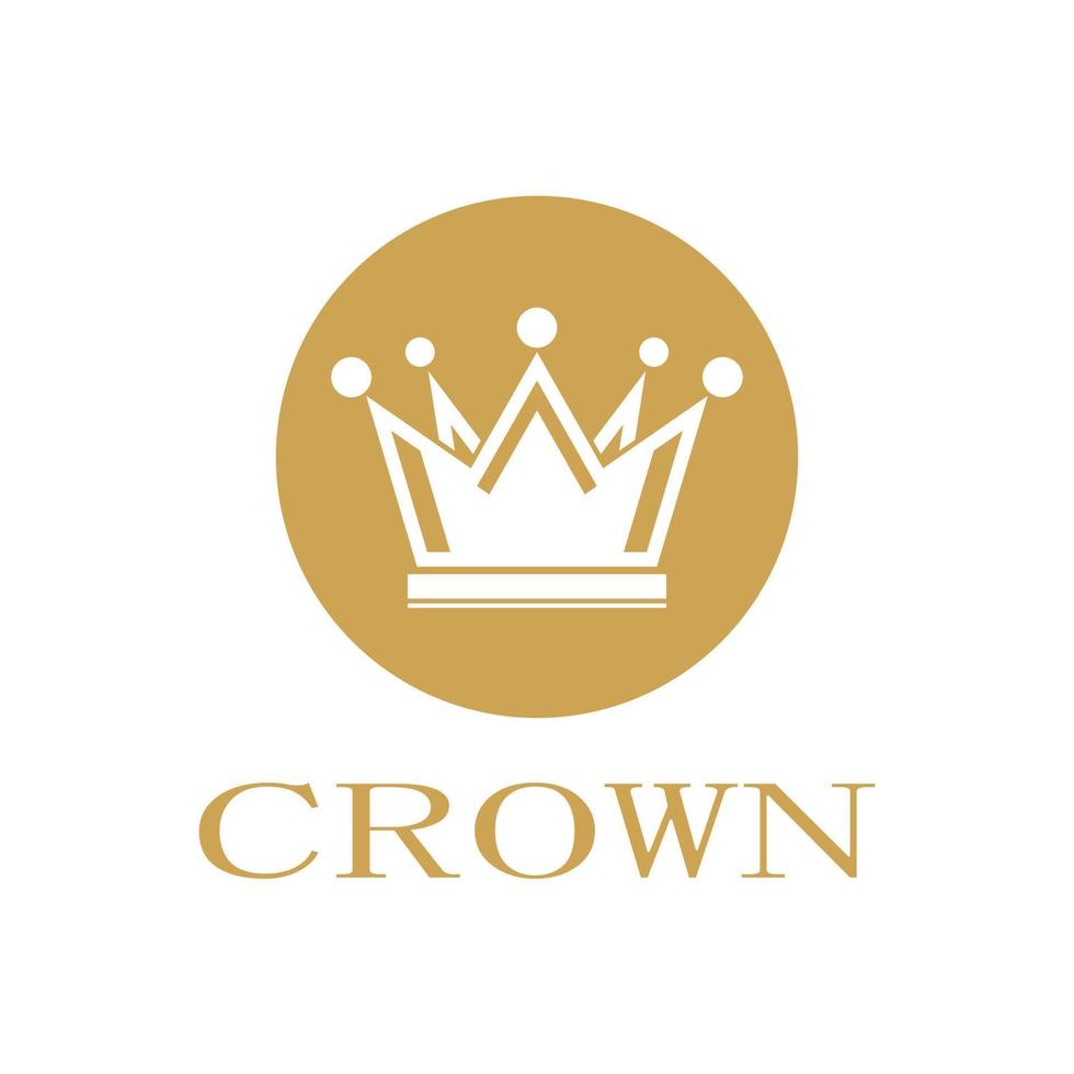 Crown logo designs vector illustration design