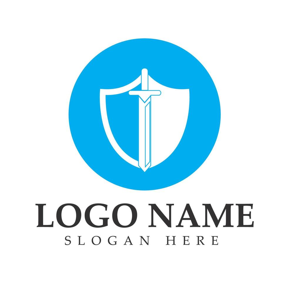 vector de diseño de logotipo de escudo, plantilla de logotipo de emblema de escudo, vector de icono de logotipo