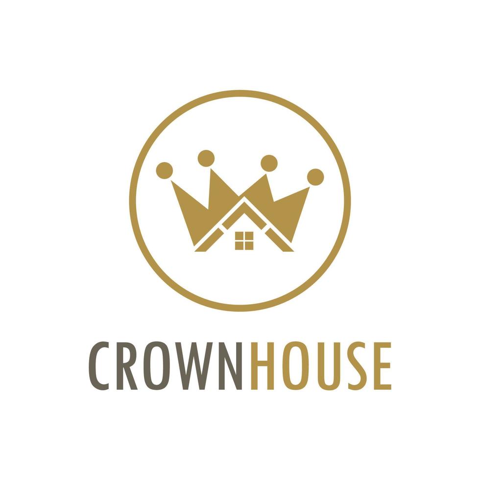 Crown logo designs vector illustration design