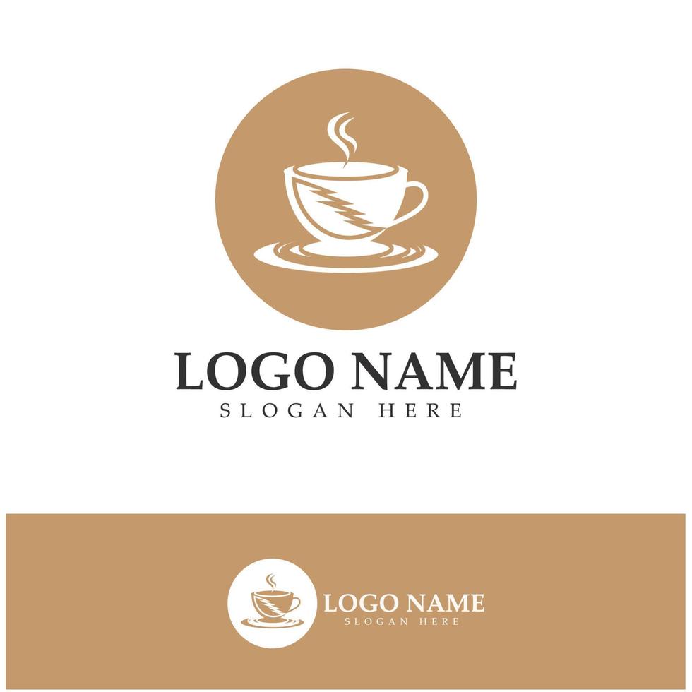 Coffee cup Logo Template design vector