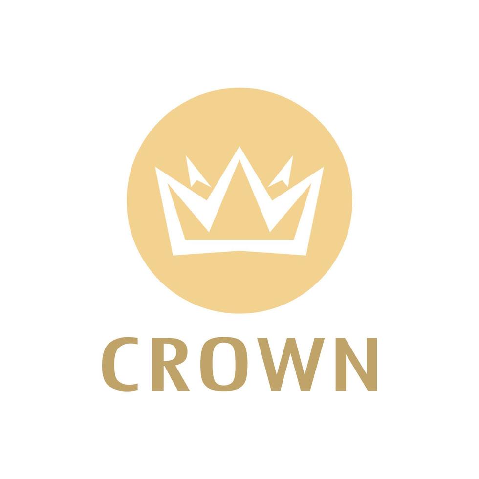 Crown logo designs vector illustration design