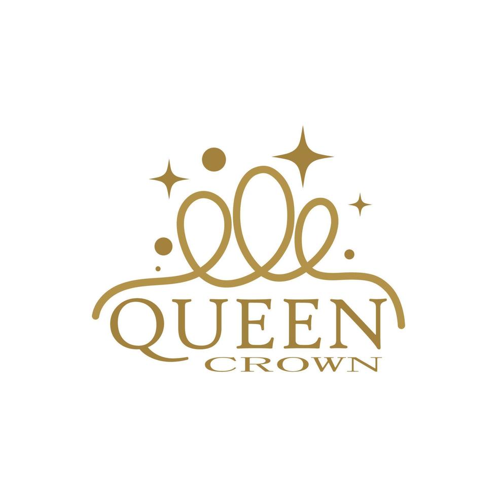 Crown logo designs vector illustration design