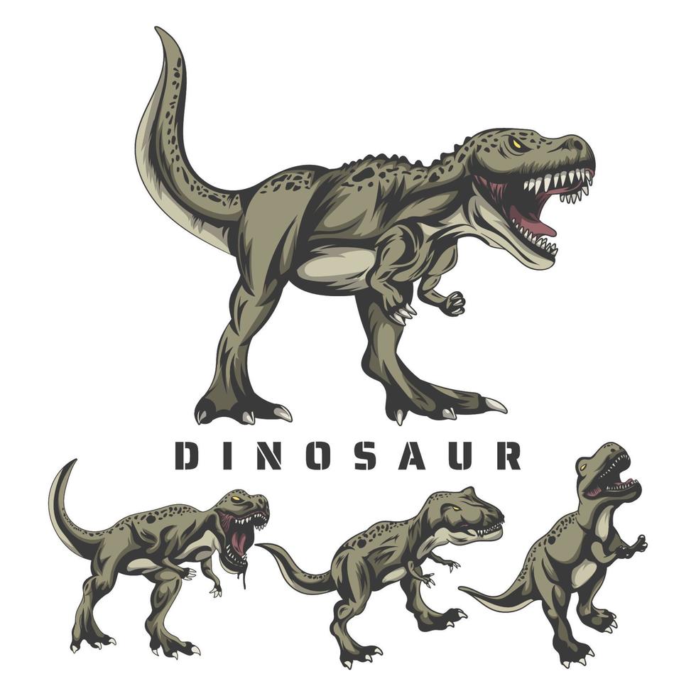 Ilustración de vector de dinosaurio