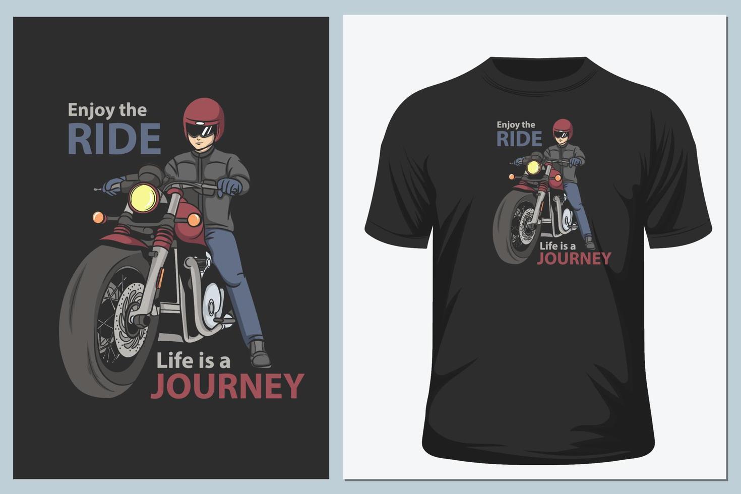 Journey t shirt vector