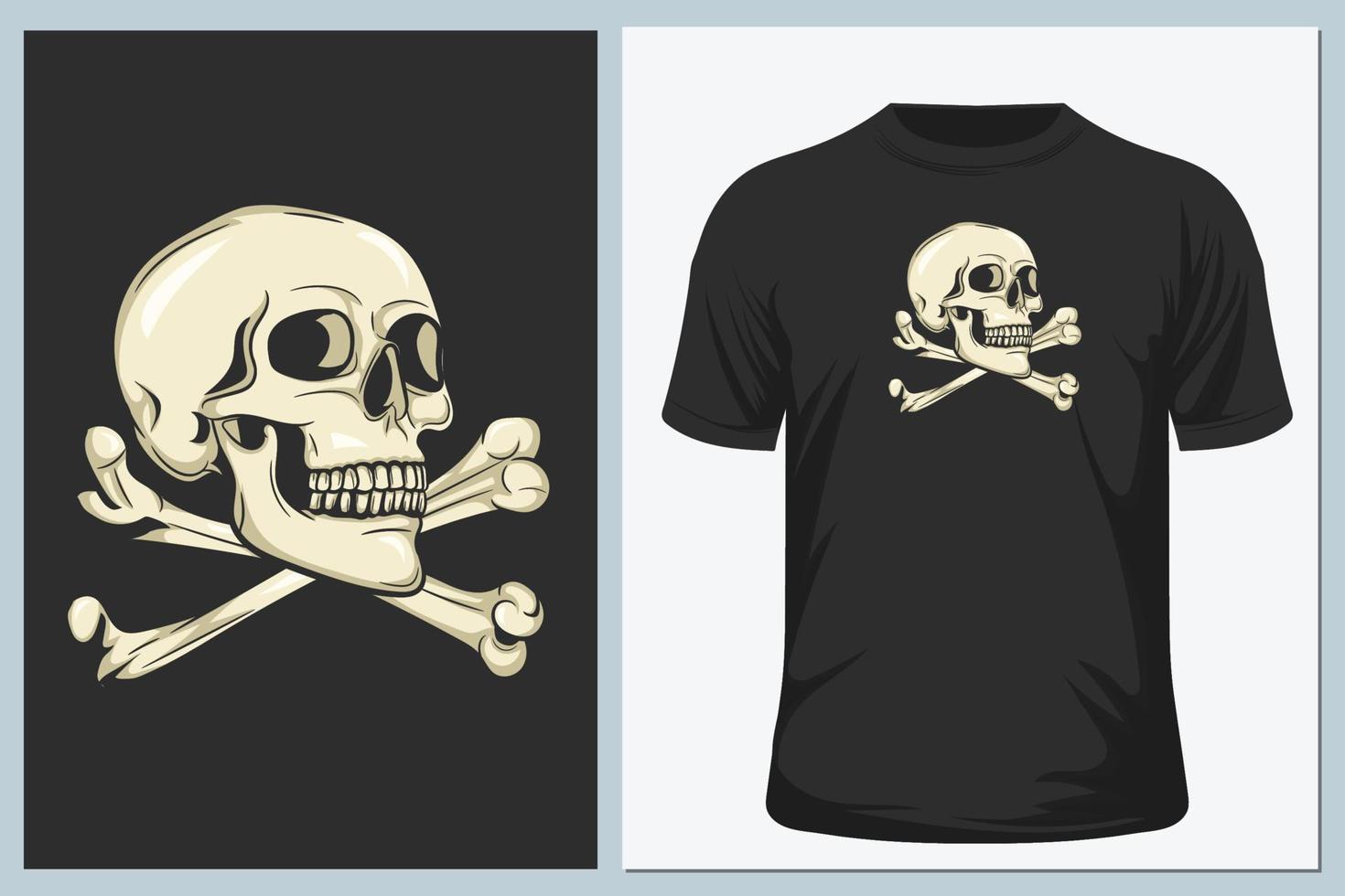 Bone t shirt vector