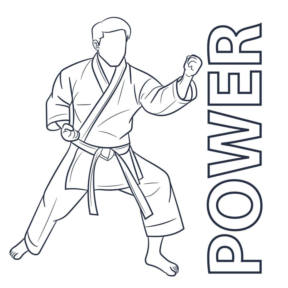 Power of karate vector