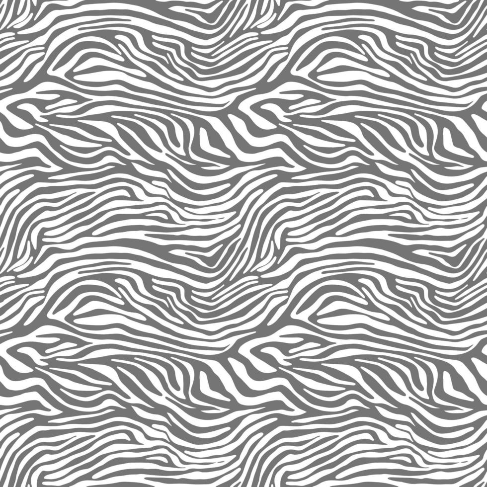 Vector animal print. Zebra ornament. Seamless pattern