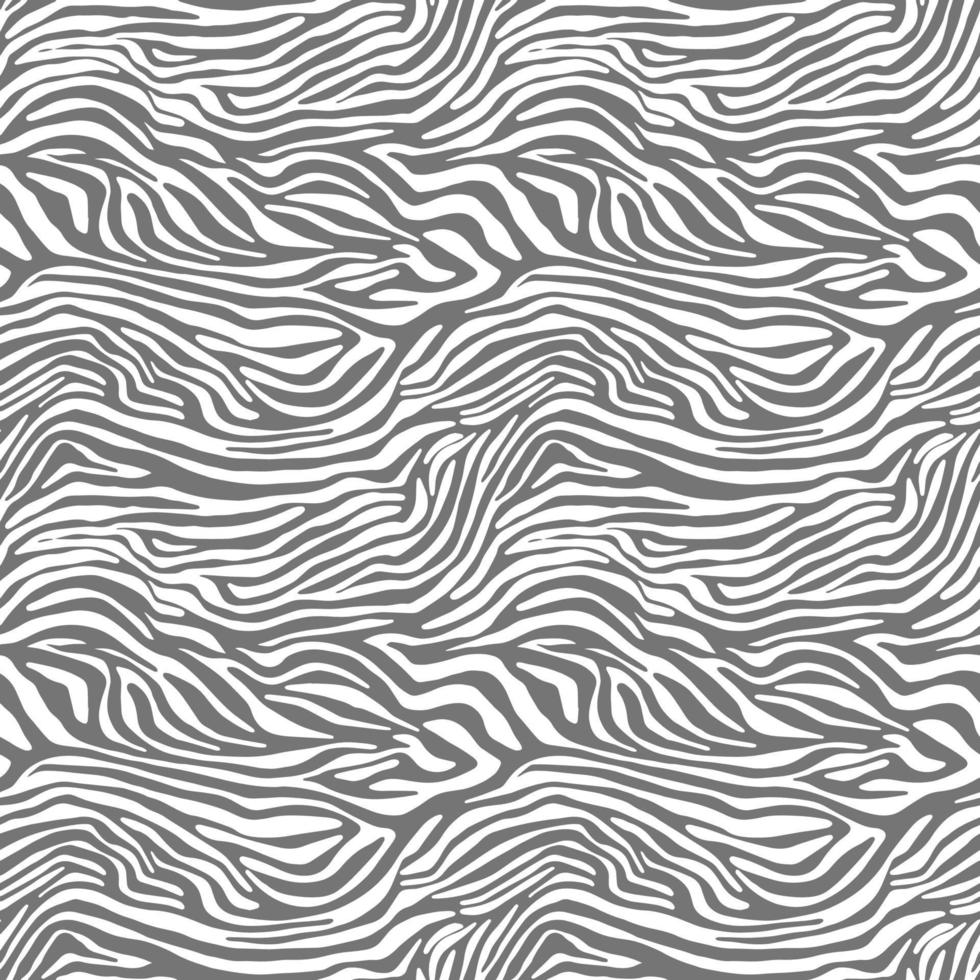 Vector animal print. Zebra ornament. Seamless pattern