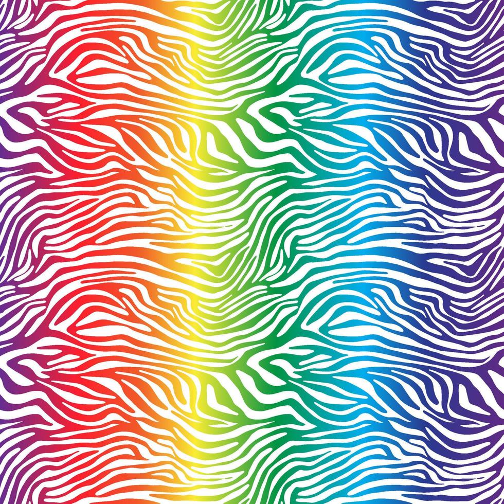 Vector animal print. Zebra ornament. Seamless pattern