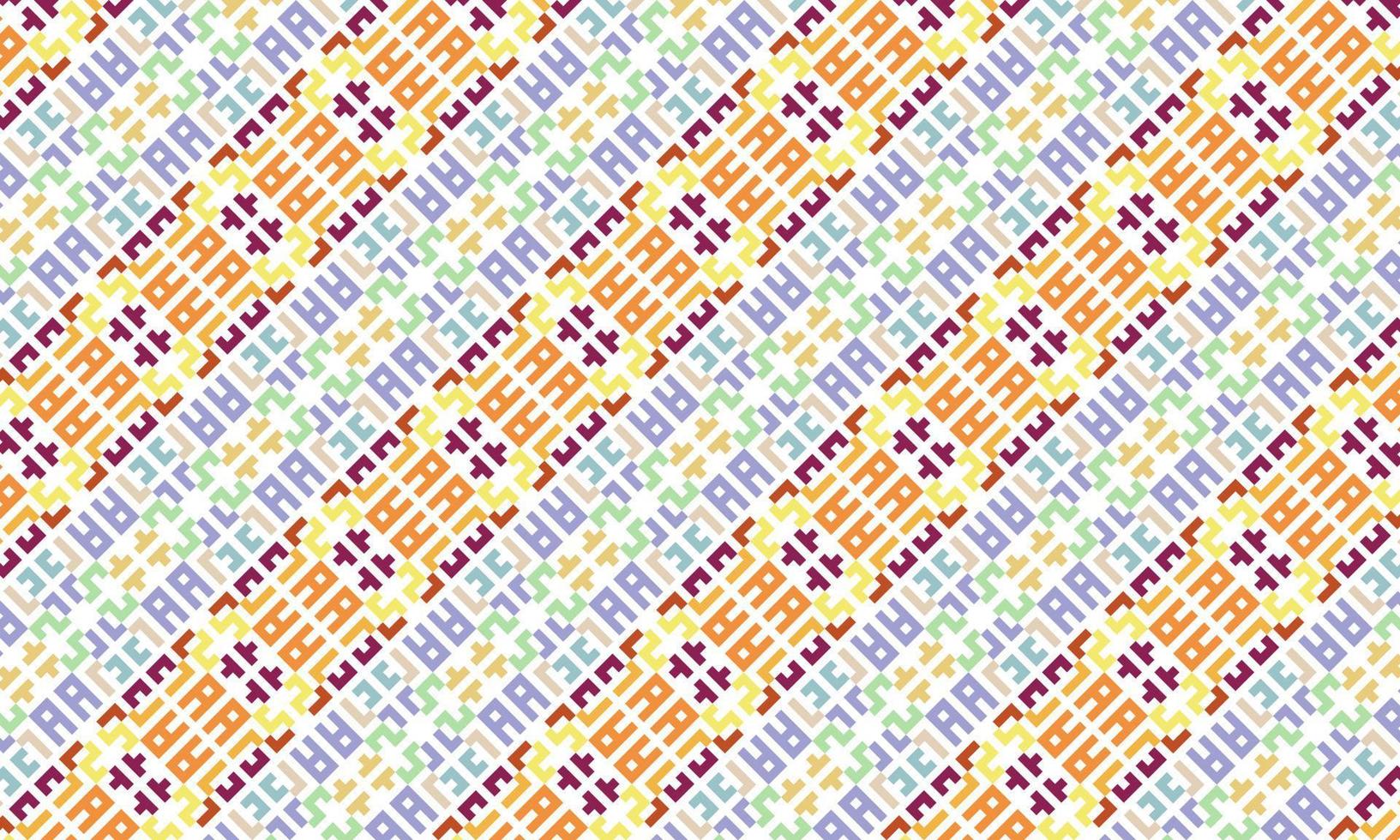 background pattern abstract ethnic modern plaid vector