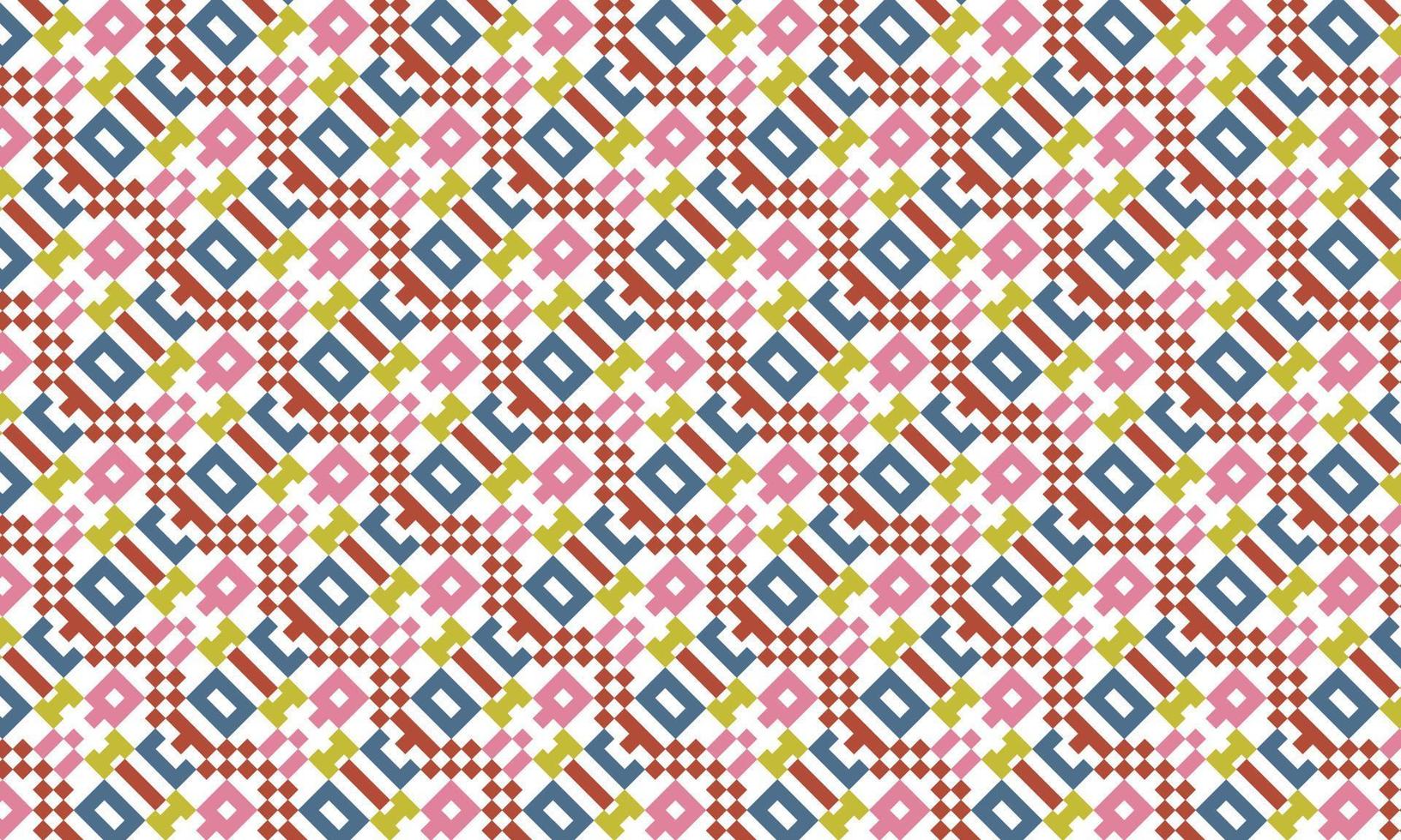 background pattern abstract ethnic modern plaid vector