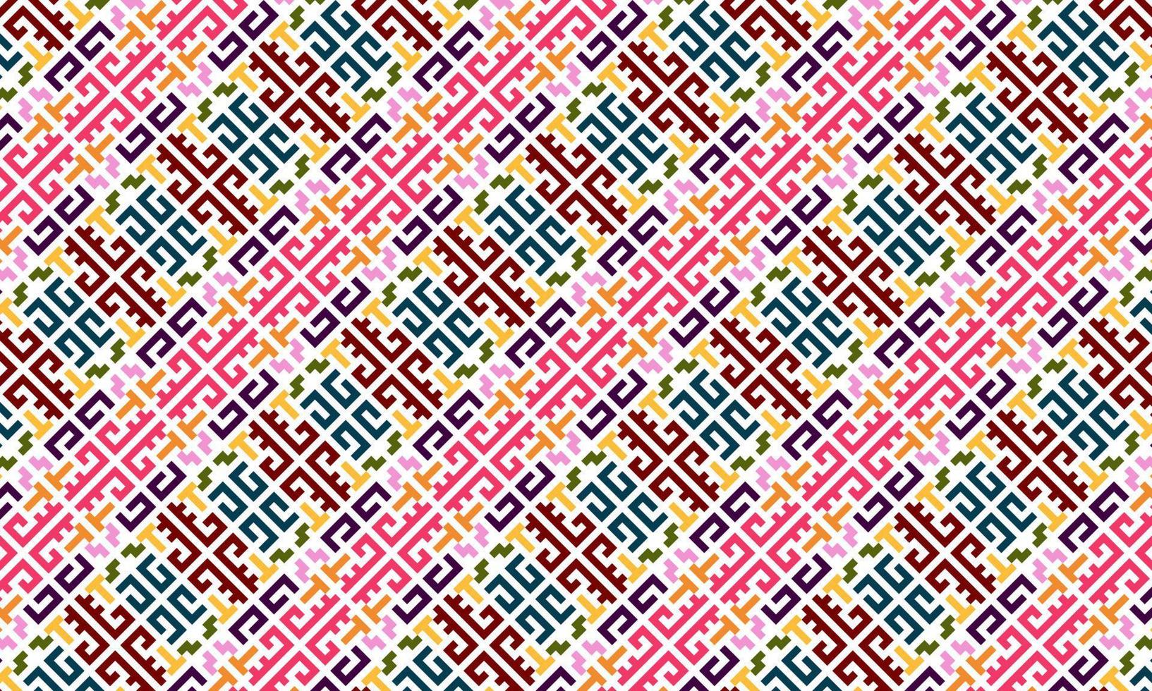 background pattern abstract ethnic modern plaid vector