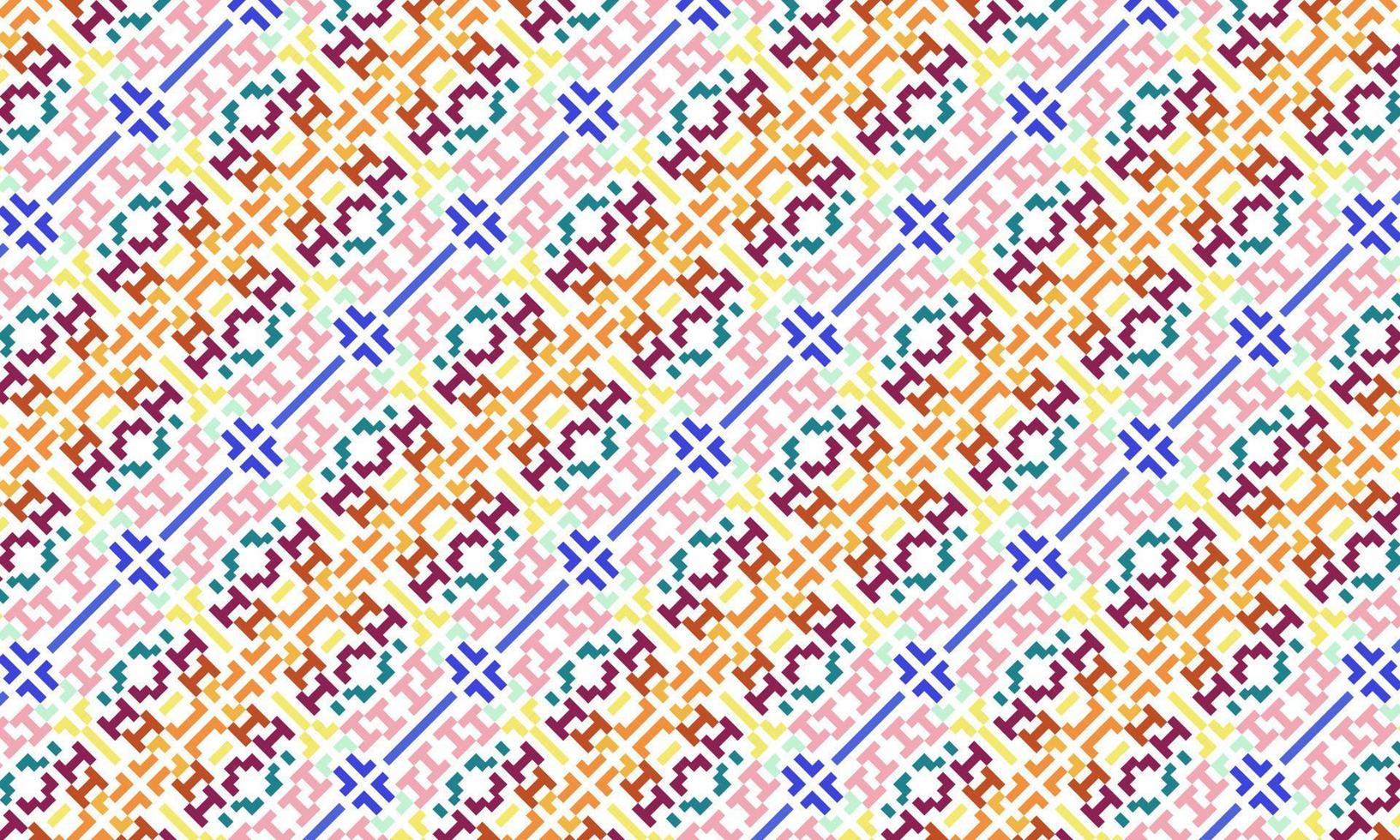 background pattern abstract ethnic modern plaid vector