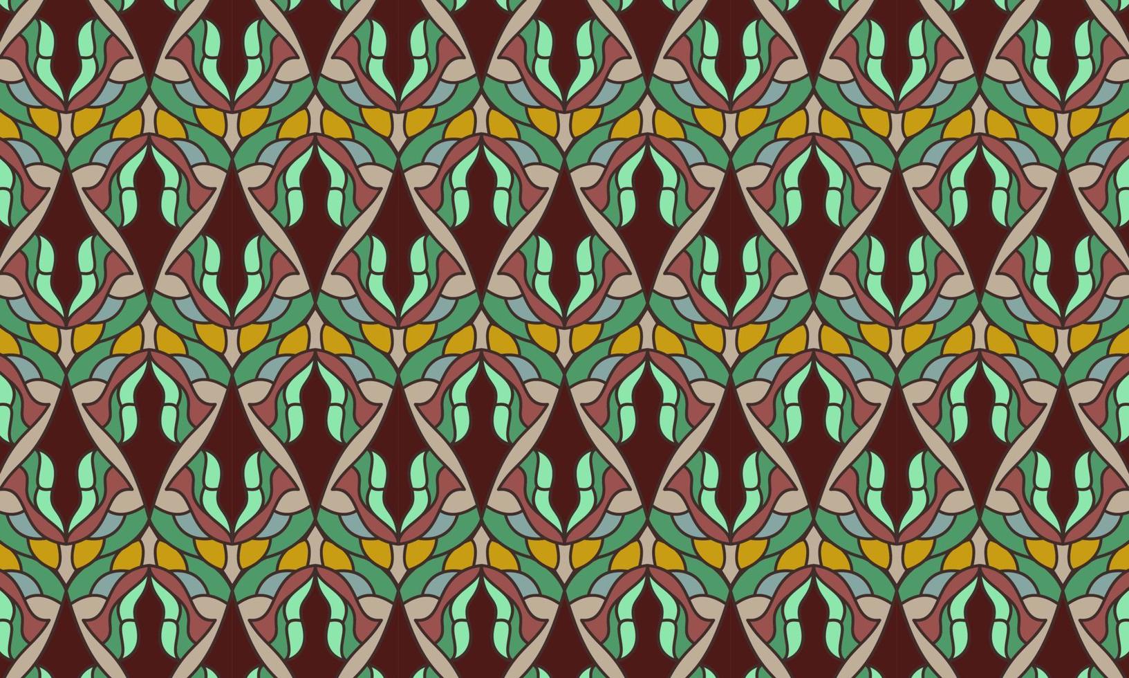 background pattern abstract ethnic modern plaid vector