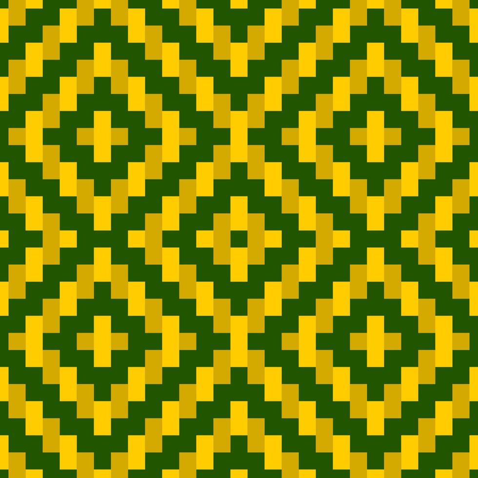 Editable Vector of Geometric Tribal Lattice Weave Seamless Pattern for Creating Background