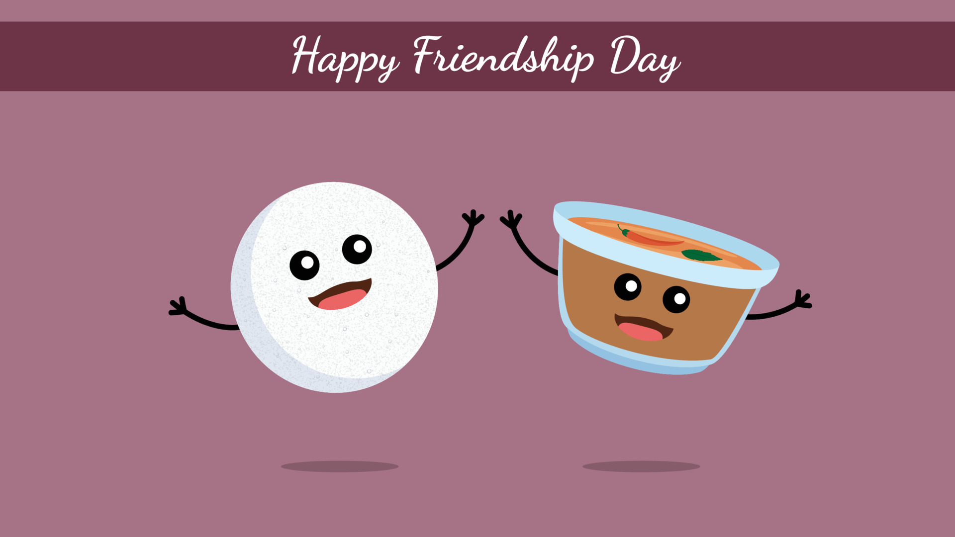 Happy Friendship Day India, South Indian food idly sambhar cute character vector on white background. 8350686 Vector Art at Vecteezy Happy Friendship Day India, South Indian food idly sambhar cute character vector on white background. 8350686 Vector Art at Vecteezy
