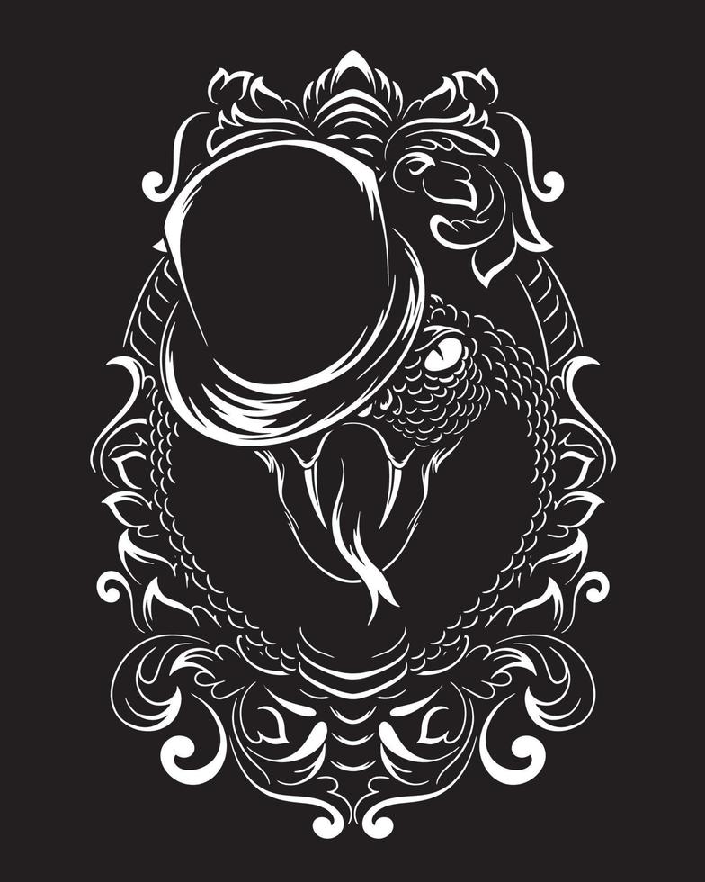 magician viper snake artwork illustration and t shirt design vector