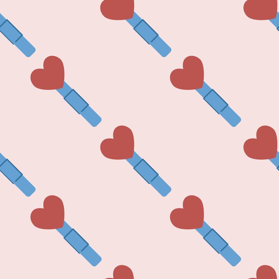 Vector flat hand drawn seamless pattern