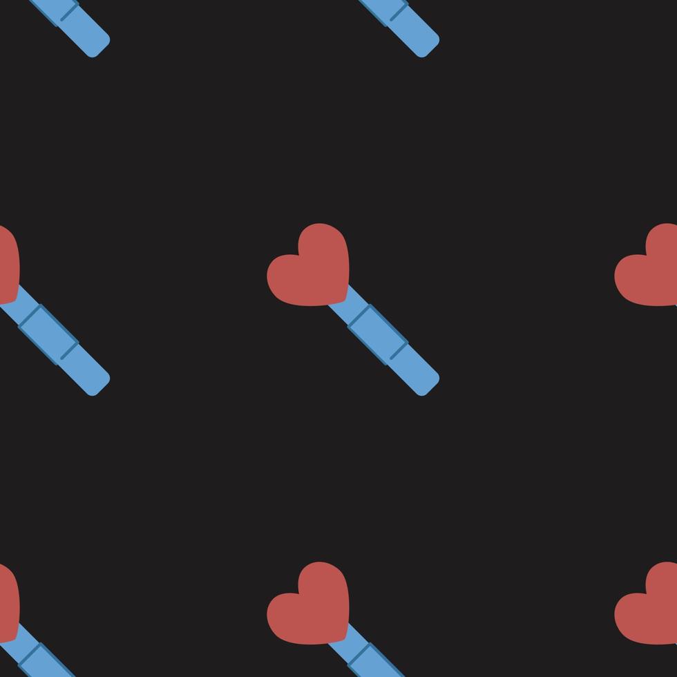 Vector flat hand drawn seamless pattern