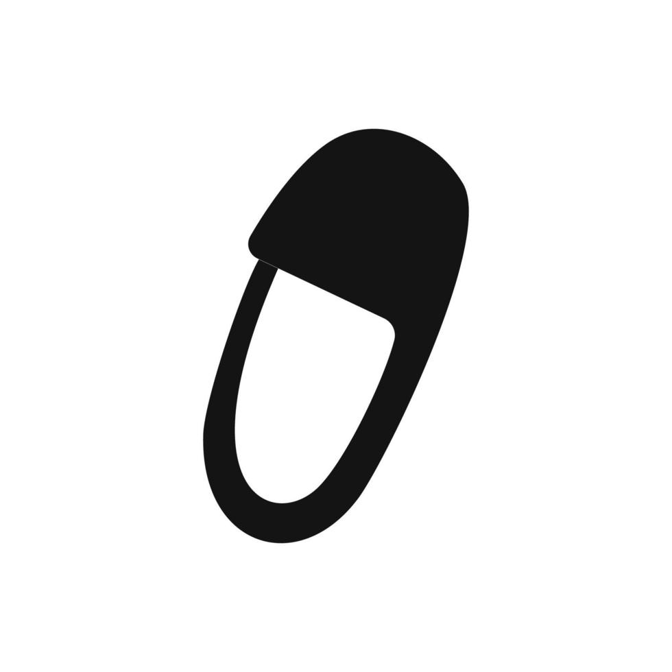 Vector hand drawn silhouette illustration