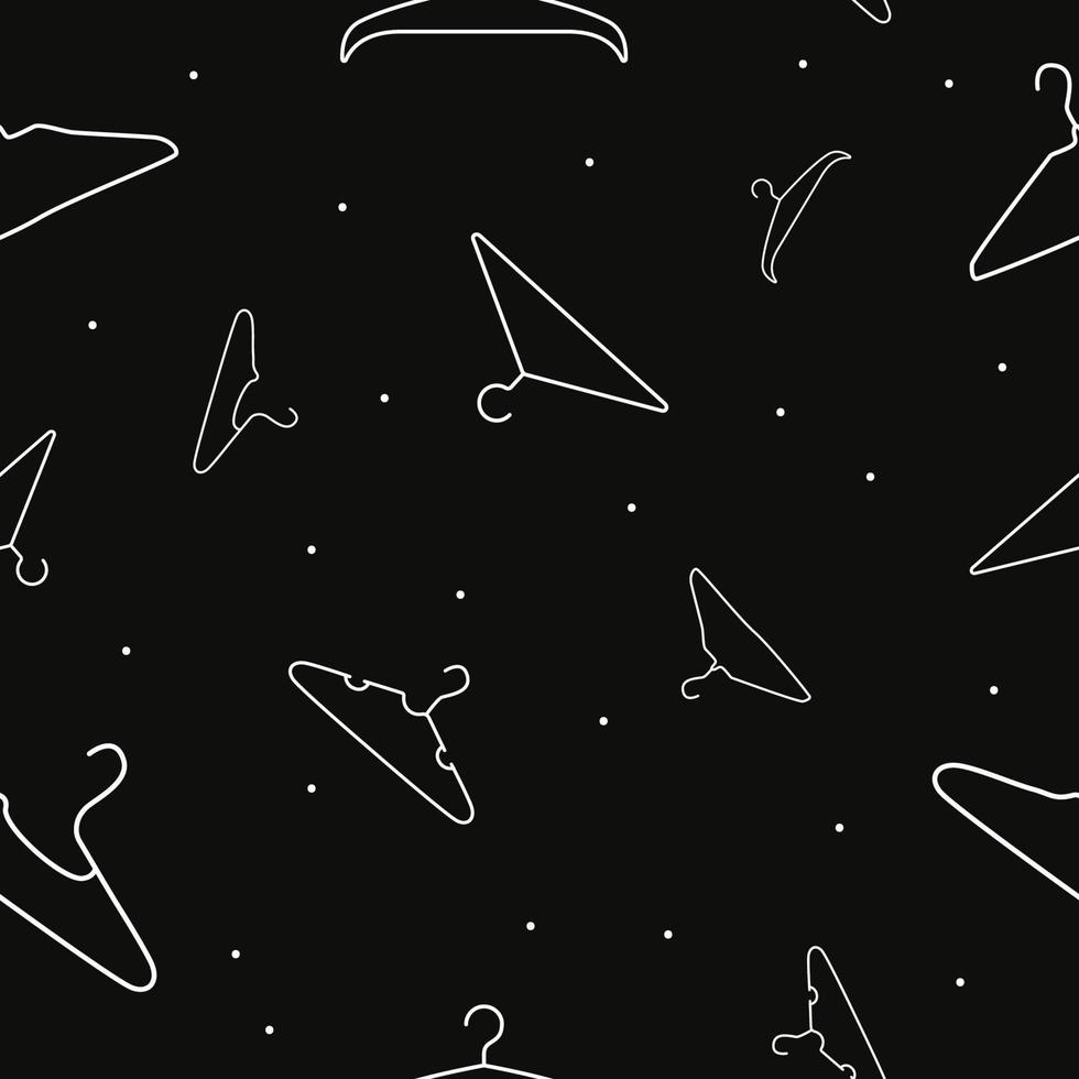 Vector flat hand drawn seamless pattern